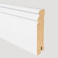 Prime MDF-Sockelleiste Altberliner Profil weiß lackiert - 18x80x2440 mm ...