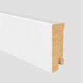 Prime MDF-Sockelleiste Modern weiß foliert Cube-Form - 16x58x2500 mm ...