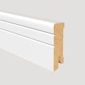 Prime MDF-Sockelleiste Cube weiß - 16x80x2400 mm ...