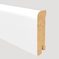 Prime MDF-Sockelleiste weiß (gerade-oben rund) - 13x60x2400 mm ...